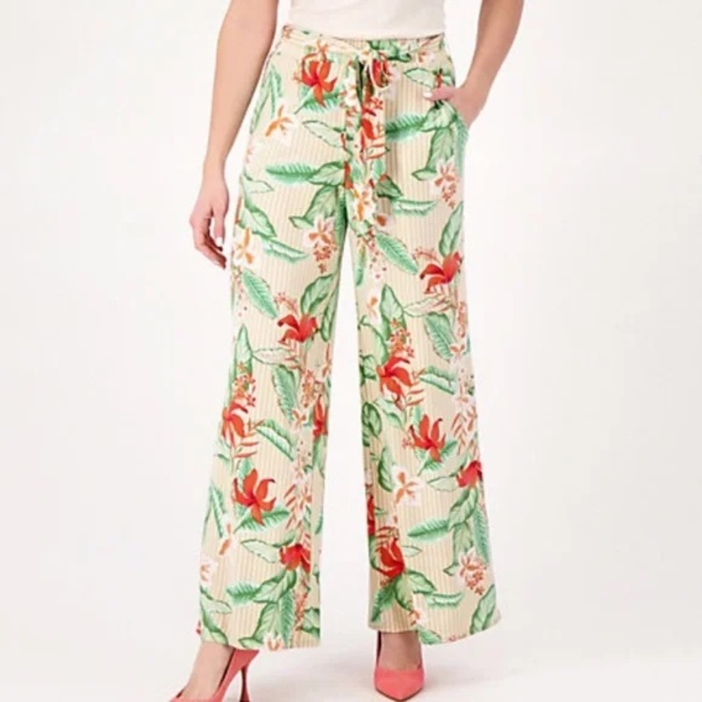 GIRL WITH CURVES Wide Leg Pant  A591115